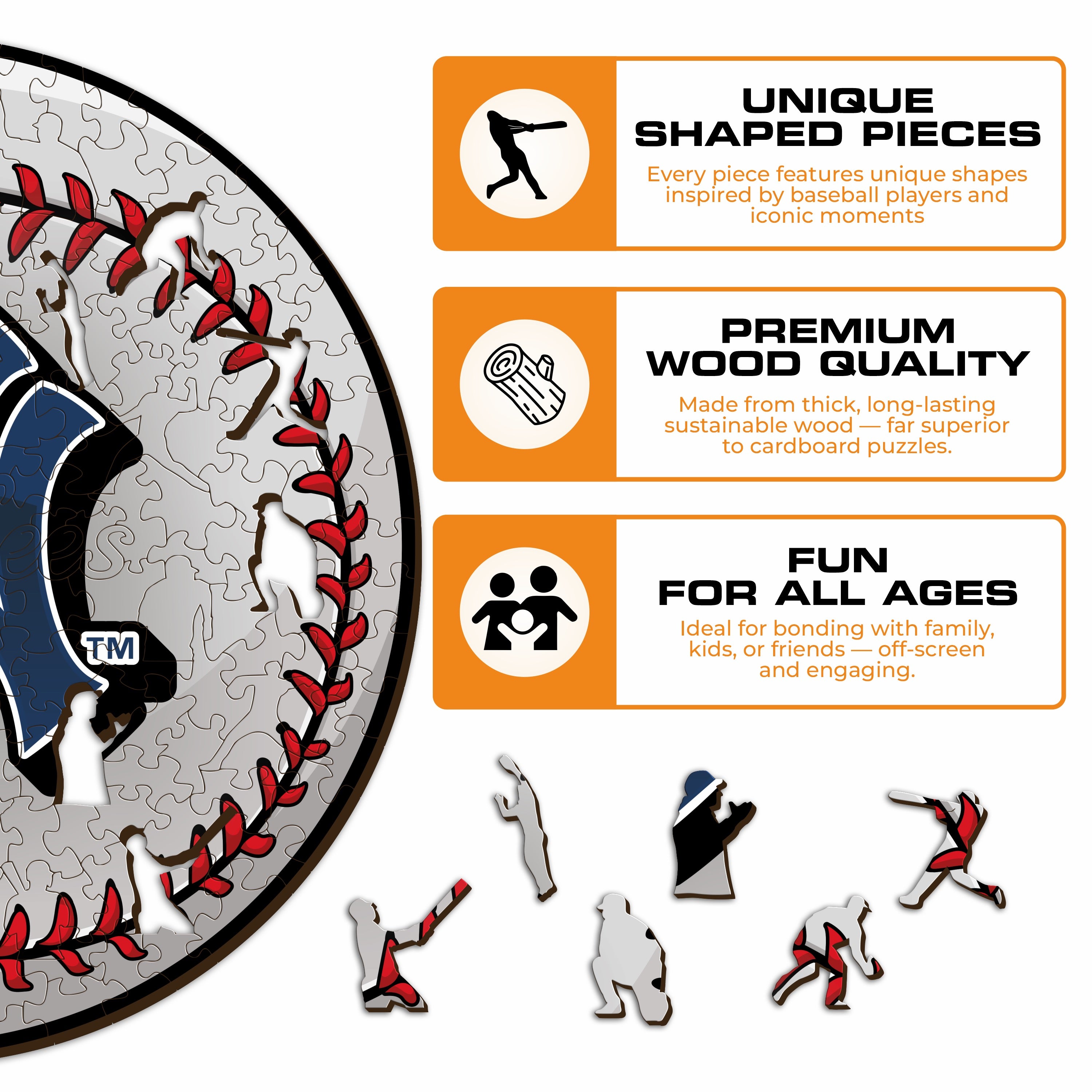 New York Yankees™ - Wooden Puzzle