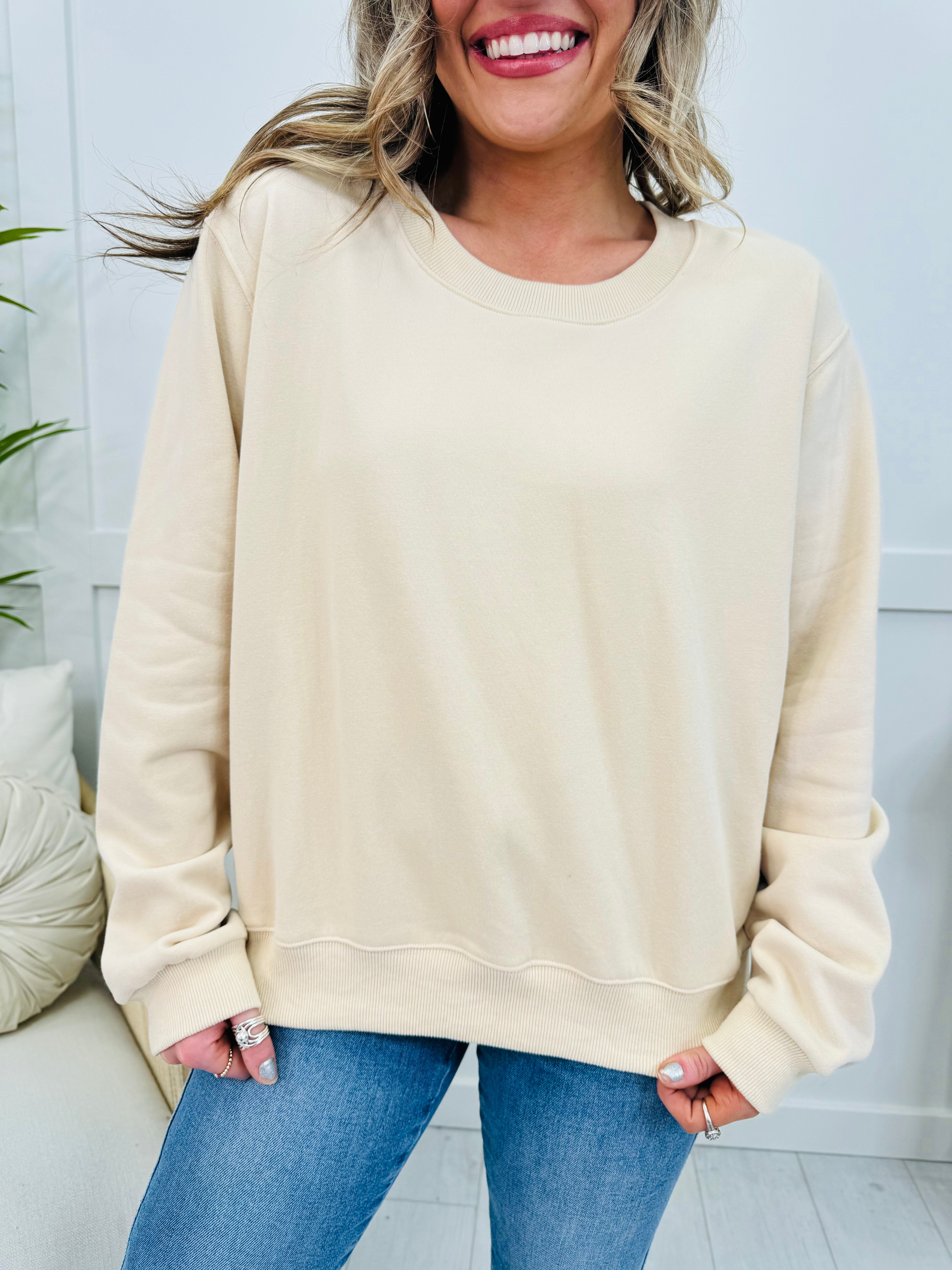 REG/CURVY MOCO Exclusive Basic Babe Pullover- Multiple Colors!