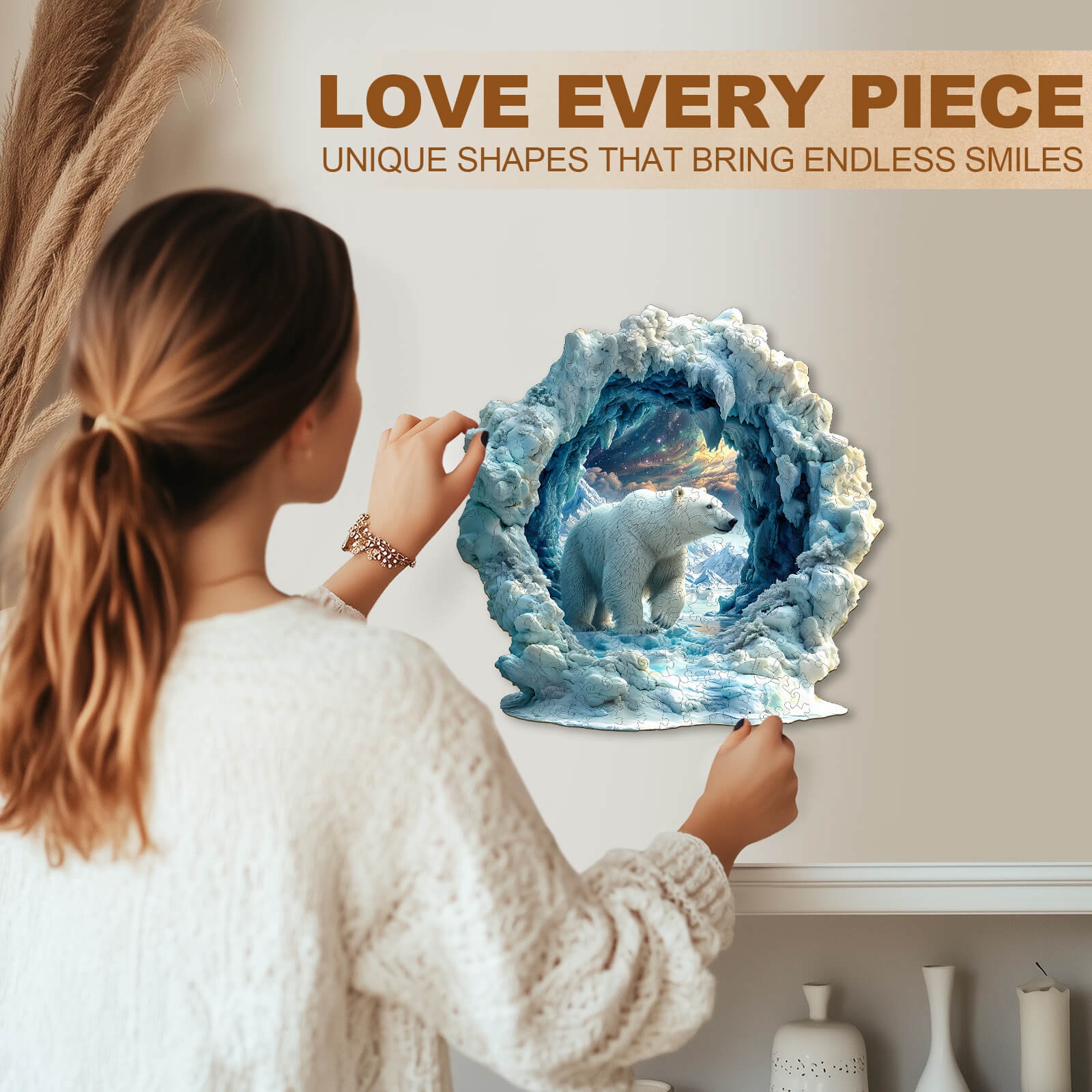 3D Arctic Glory Wooden Jigsaw Puzzle