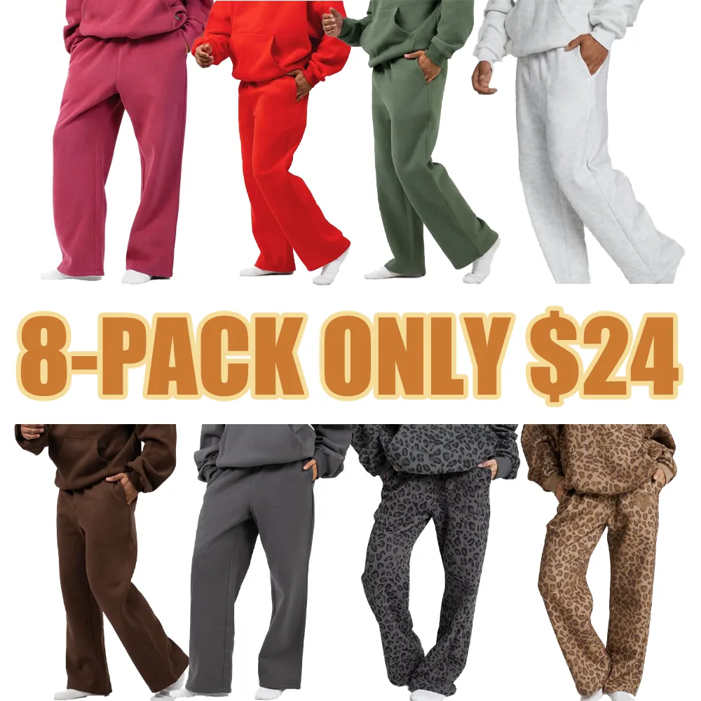 Minimalist Straight Leg Sweatpants (Just $3 Each!)