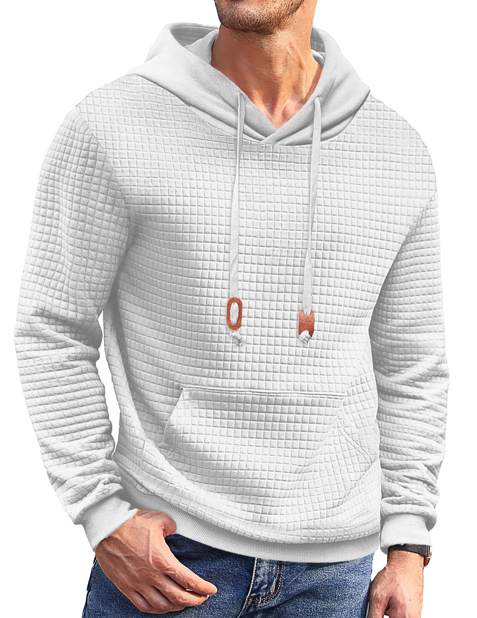 Men’s Athletic Pullover Hoodie with Kangaroo Pocket