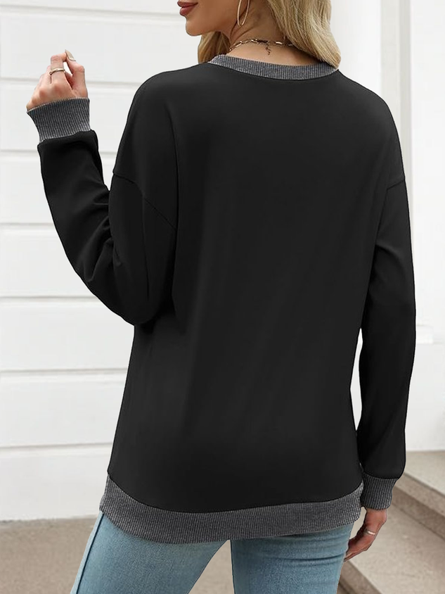 Regular Fit Casual Plain Crew Neck Hoodie