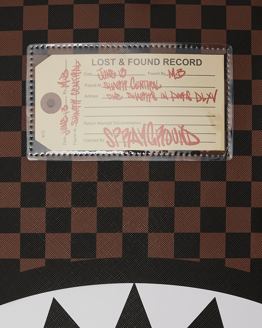 SHARKS IN PARIS LOST & FOUND BACKPACK