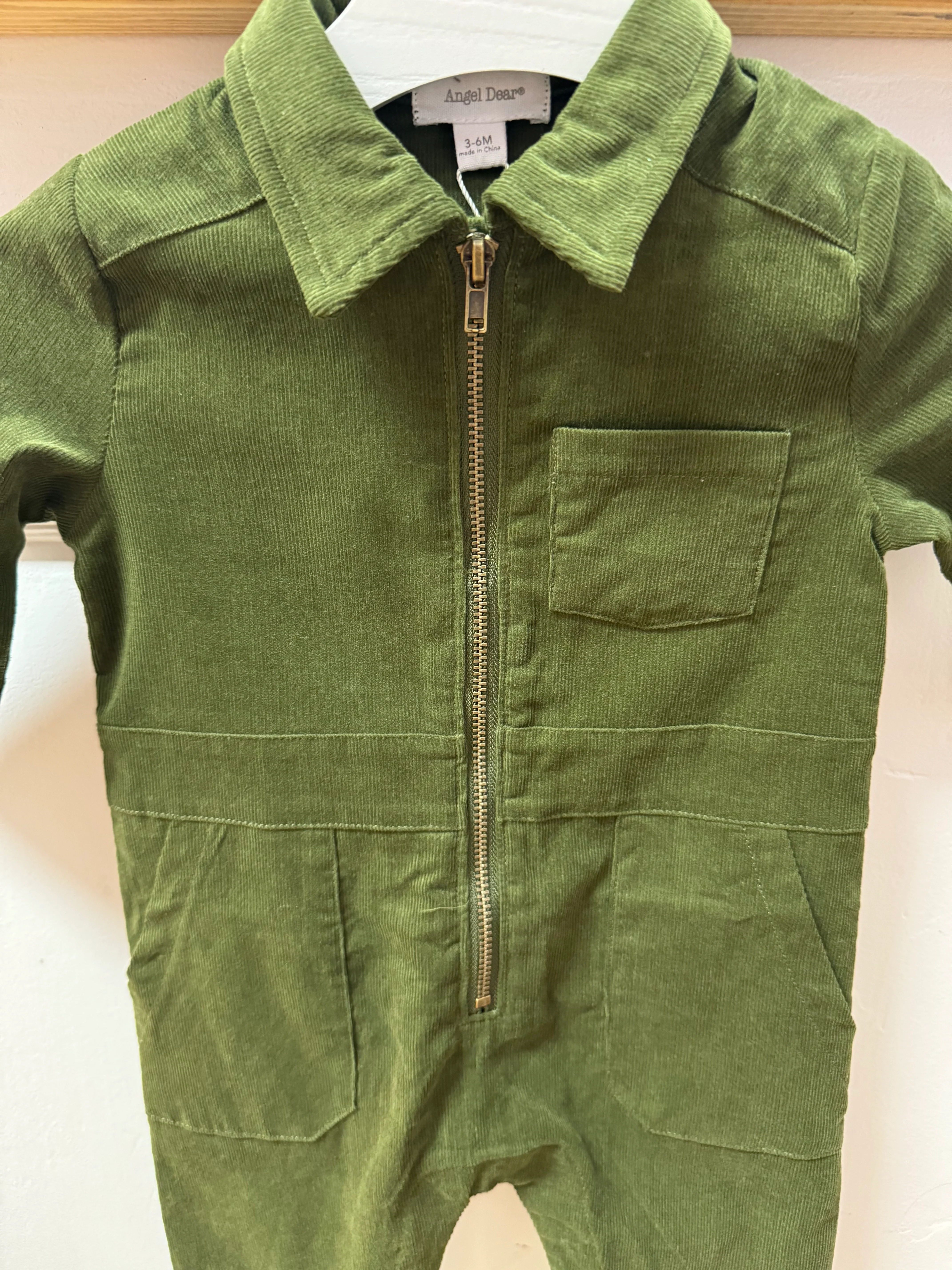 Retro Jumpsuit- Evergreen