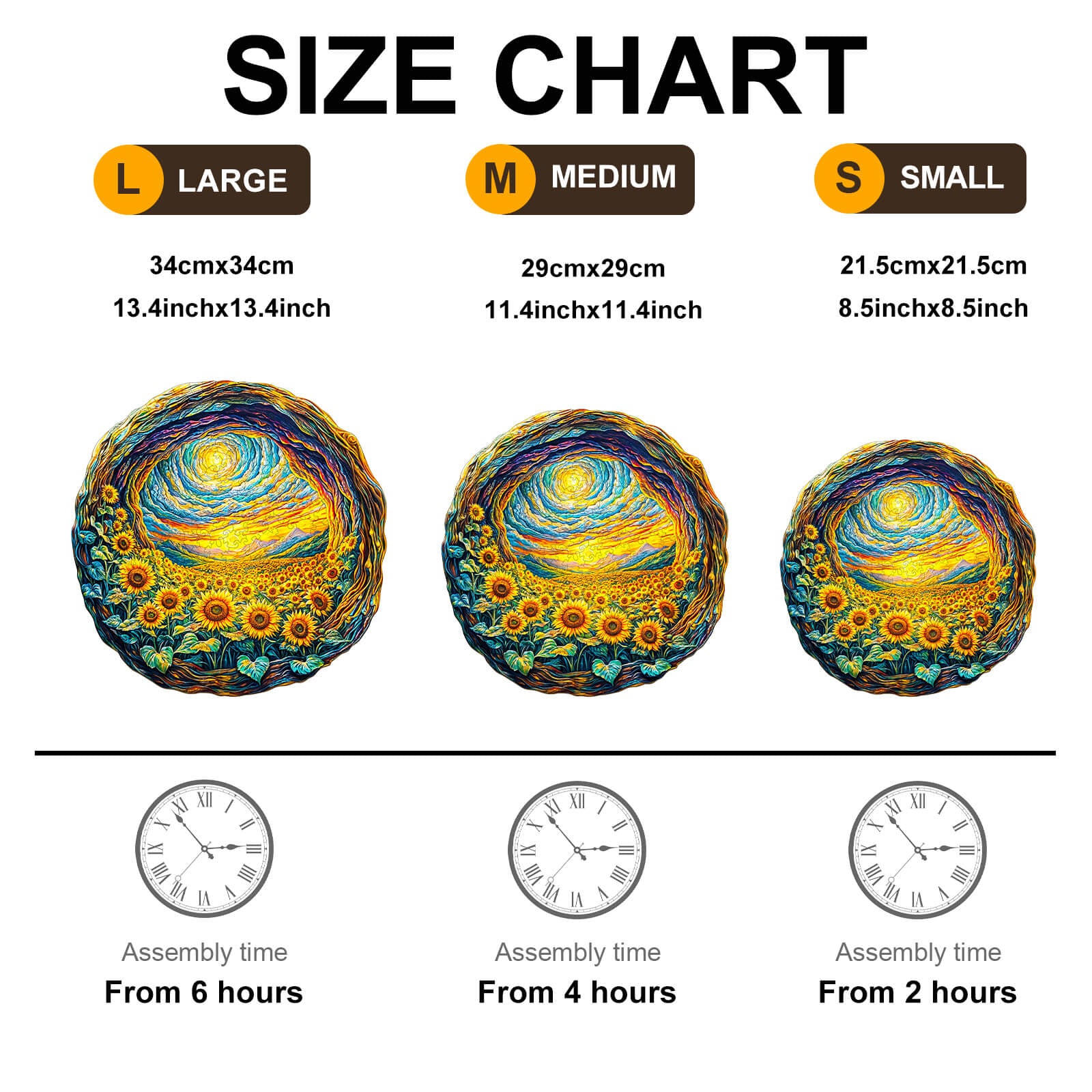 3D Sunlit Fields Wooden Jigsaw Puzzle