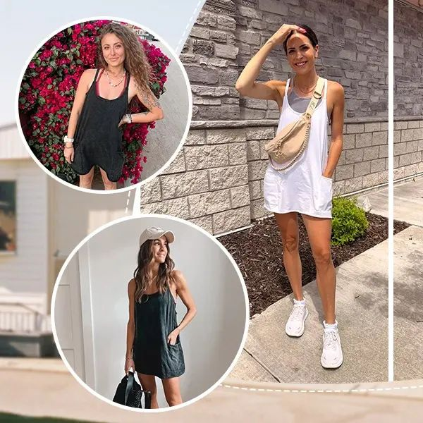 ✨Everyday Active Mini Tennis Dress with Built-In Shorts