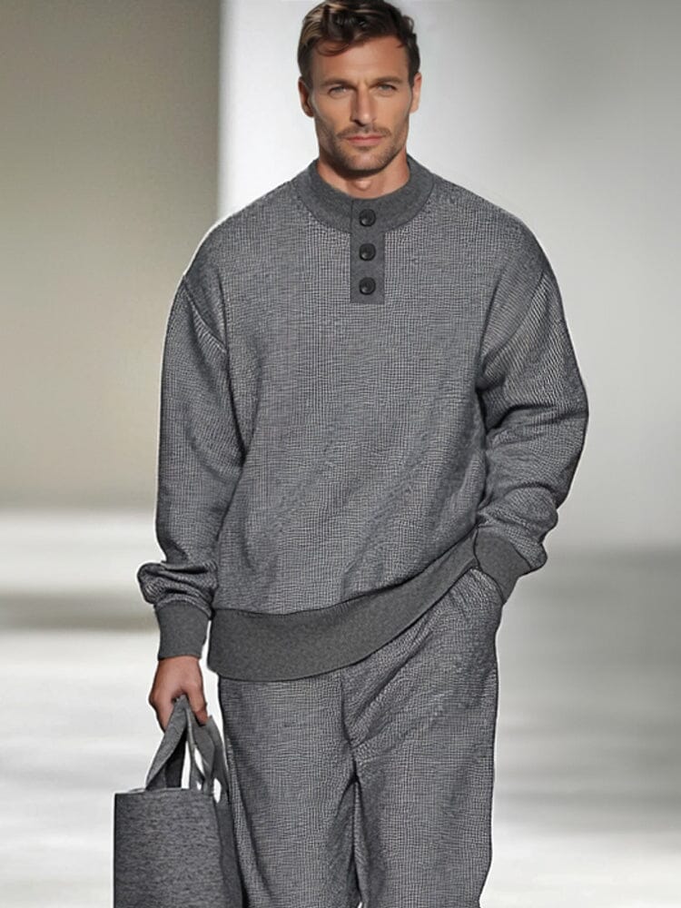 Urban Casual Waffle 2-Piece Set