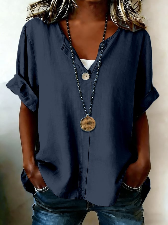 Women's Button-Down Casual Shirt- Fast Shipping