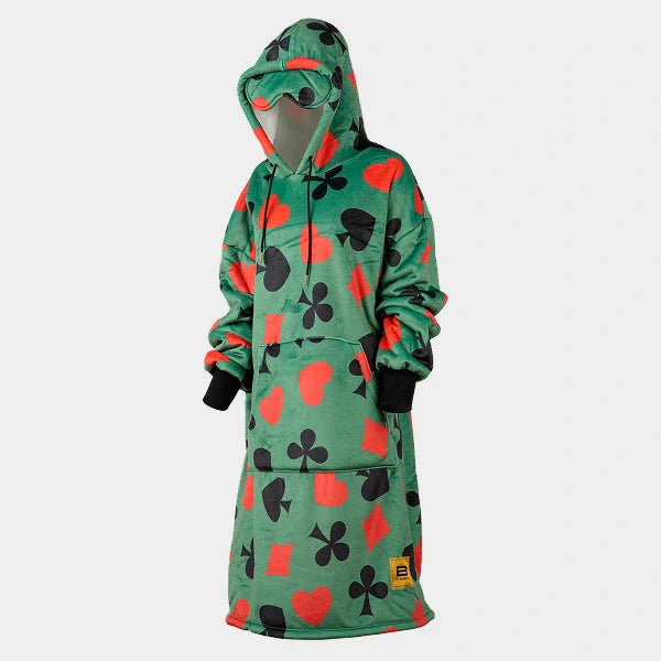 Wearable blanket Oversized with sherpa lining One size fits most.