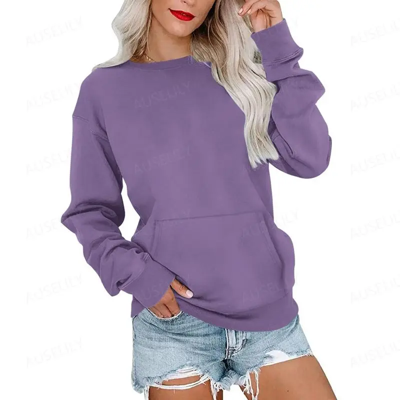 🔥LAST DAY 70% OFF✨Women’s Oversized Crewneck Fleece Sweatshirt