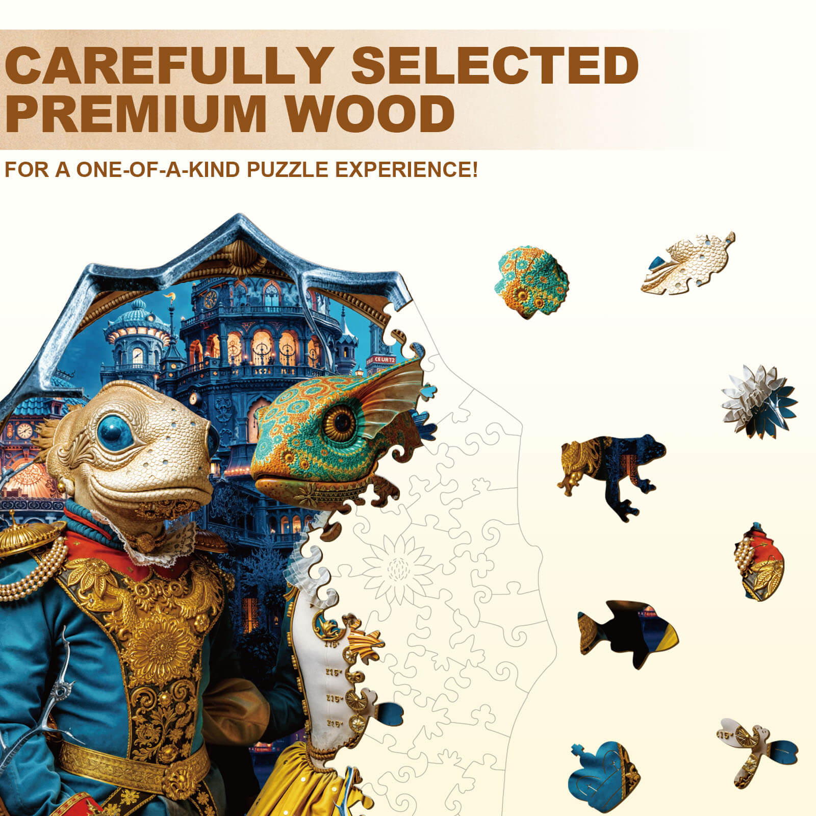 Mermaid Commander Wooden Jigsaw Puzzle