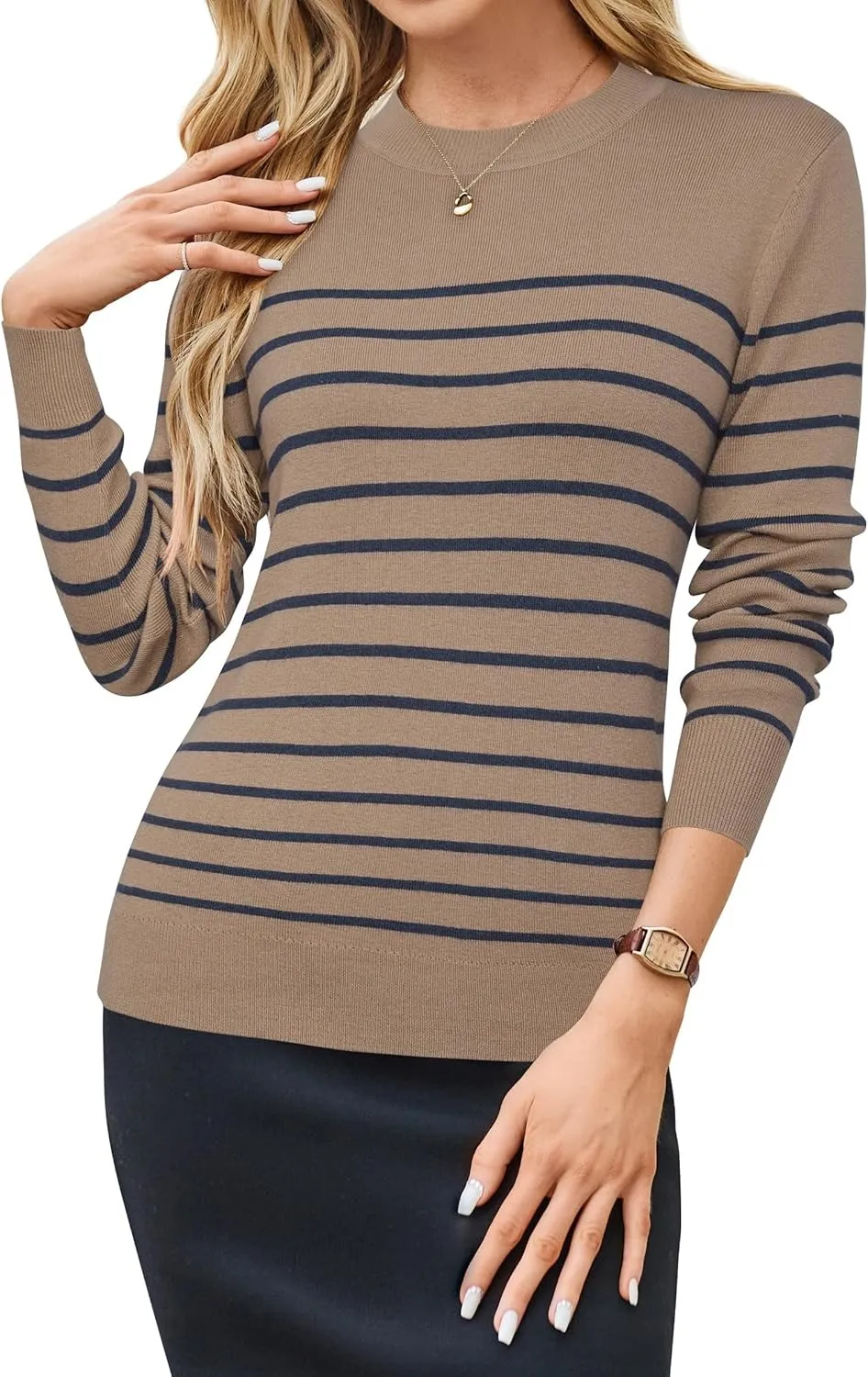 Women Fashion Wool Blend Sweater