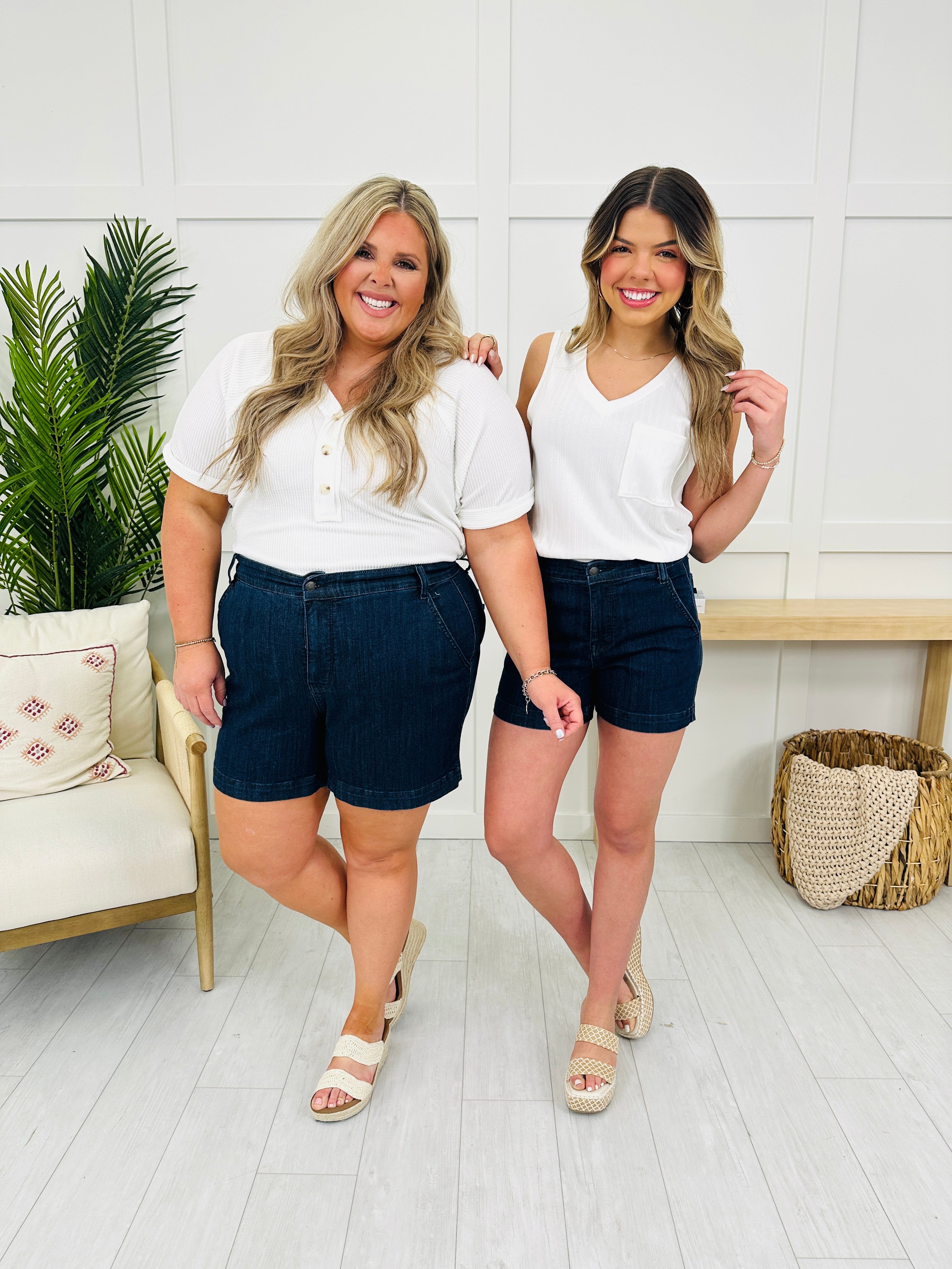 Judy Blue Short and Sweet Trouser Shorts