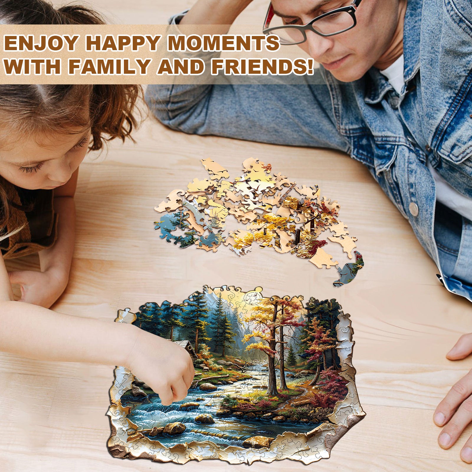 Autumn Dreamscape Wooden Jigsaw Puzzle