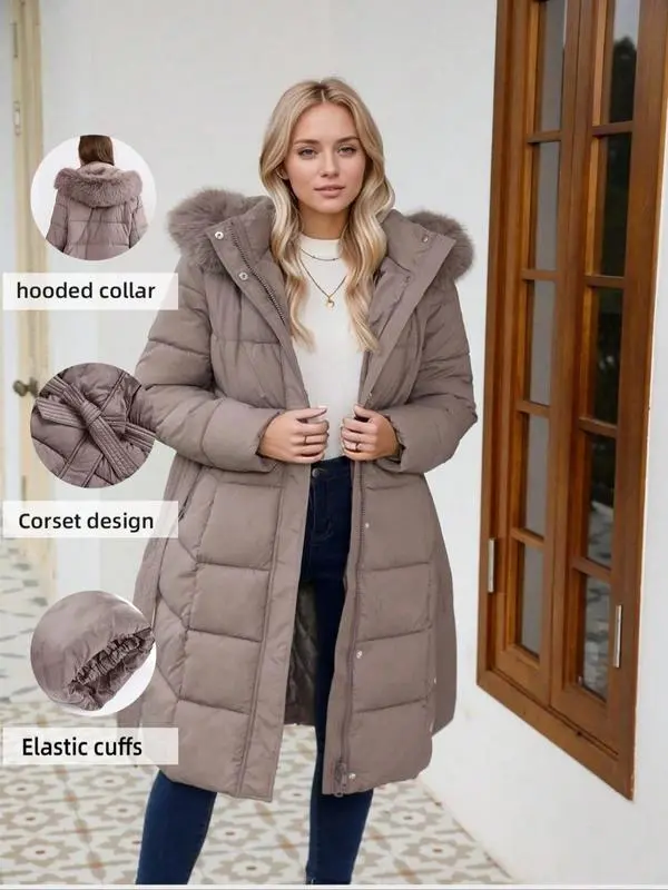 Women's Autumn and Winter Hooded Jacket
