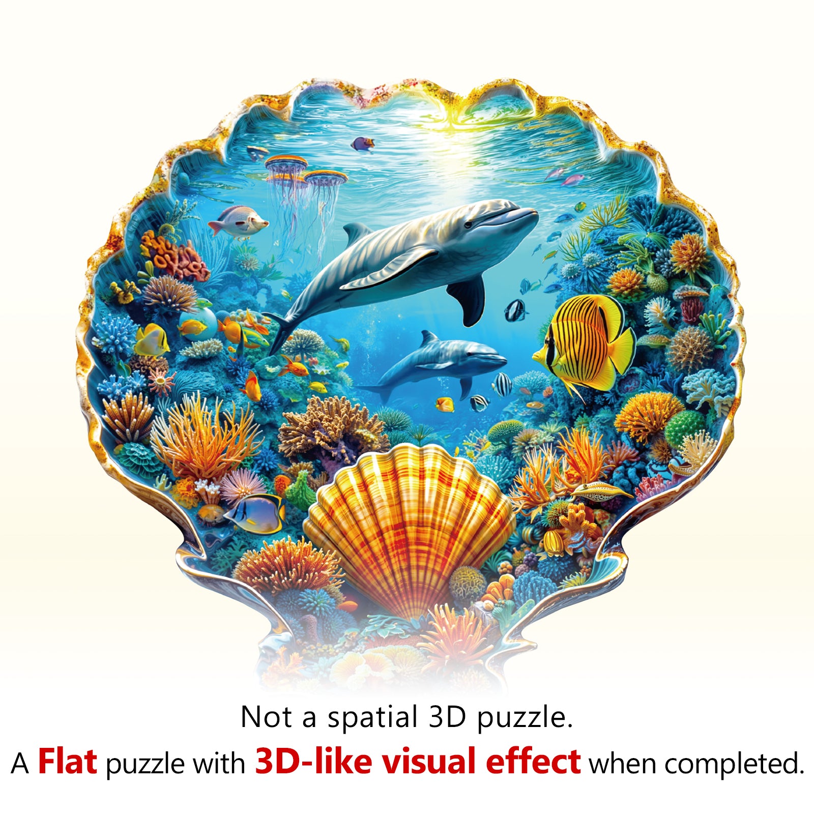 Underwater World - Shells Wooden Jigsaw Puzzle