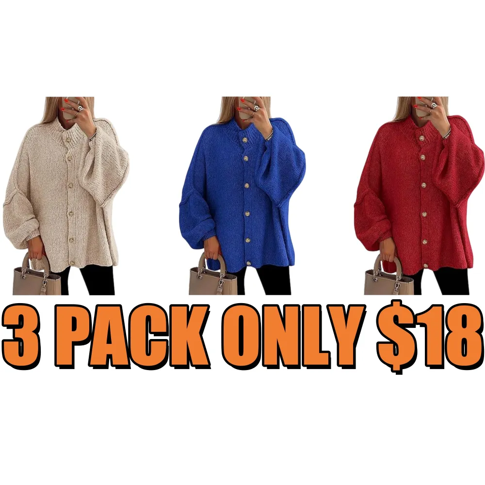 Women's Winter Button Down Cardigan Sweaters