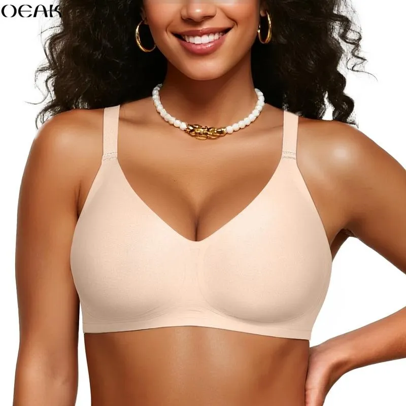 Women Comfortable Push Up Bras Wireless Seamless Full Coverage Bra