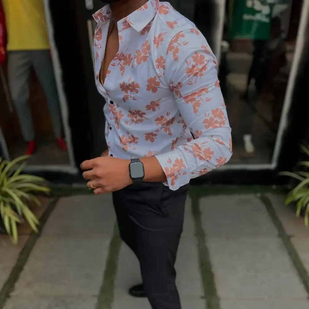 Men'S Style Casual Pattern Shirt