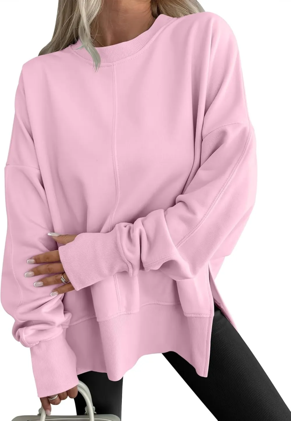 Women Oversized Sweatshirts Thumbhole Long Sleeve Hoodies Shirts