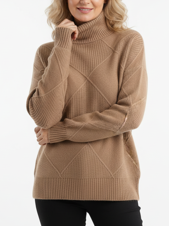 Women's Casual Cashmere Turtlencek Sweater