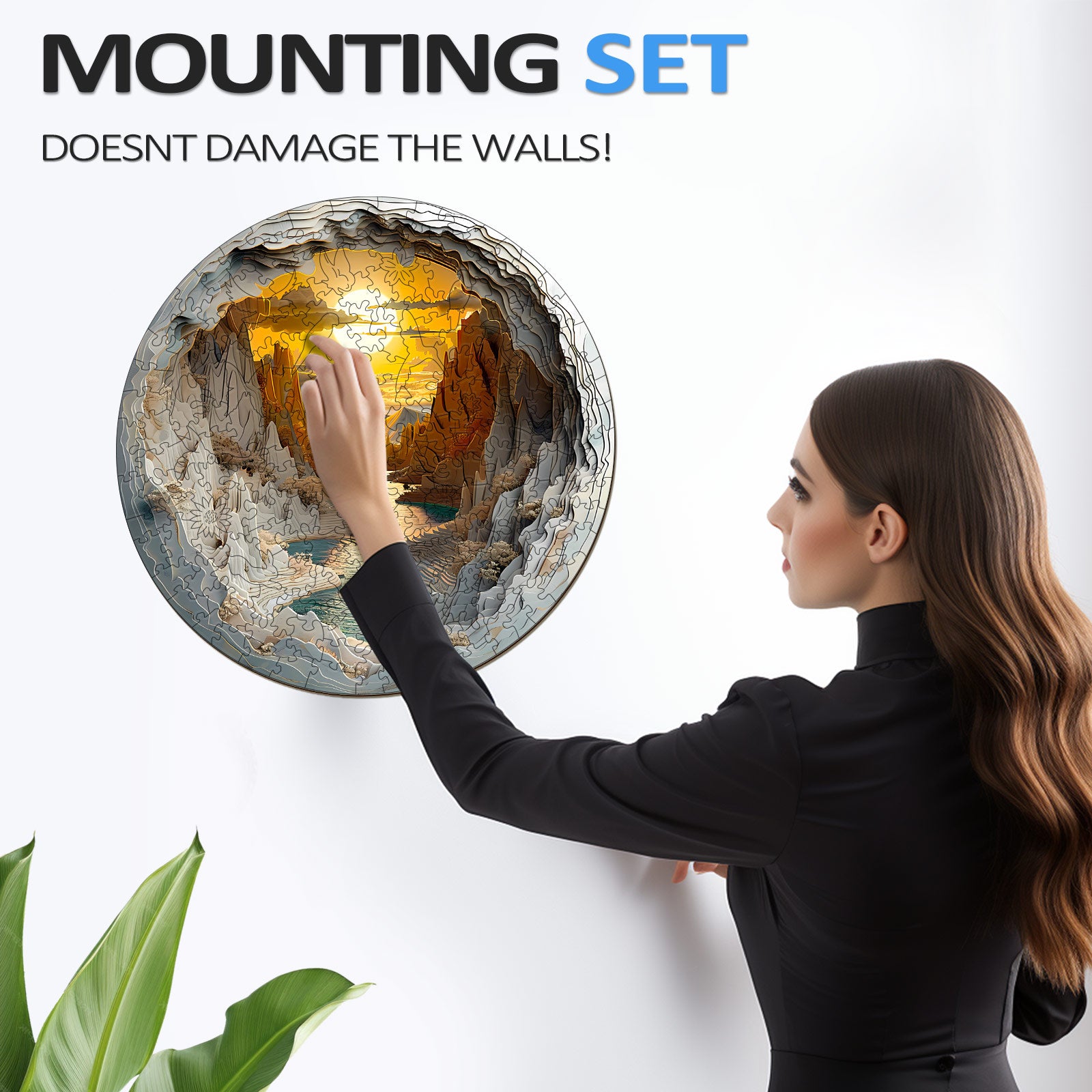 Inside The Cave-1 Wooden Jigsaw Puzzle