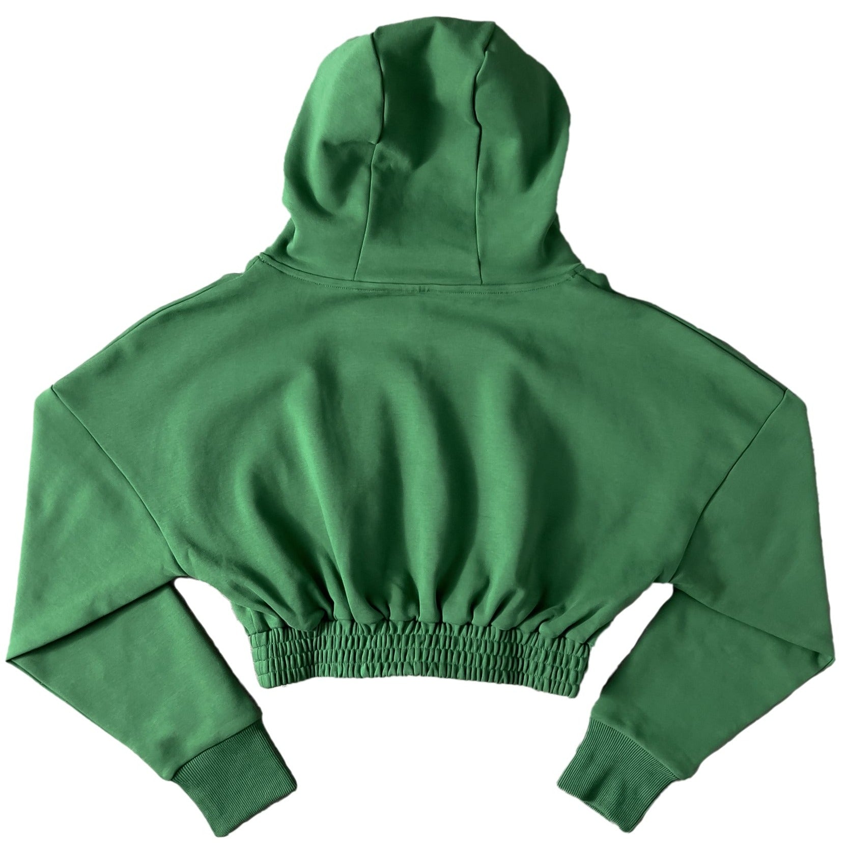 CROP HOODIE - GREEN