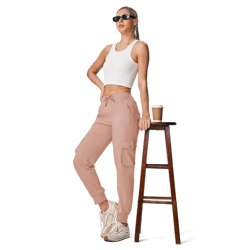 Women's Cargo Pants Casual Lightweight Hiking Outdoor Pants Quick Dry Travel Sweatpants Joggers
