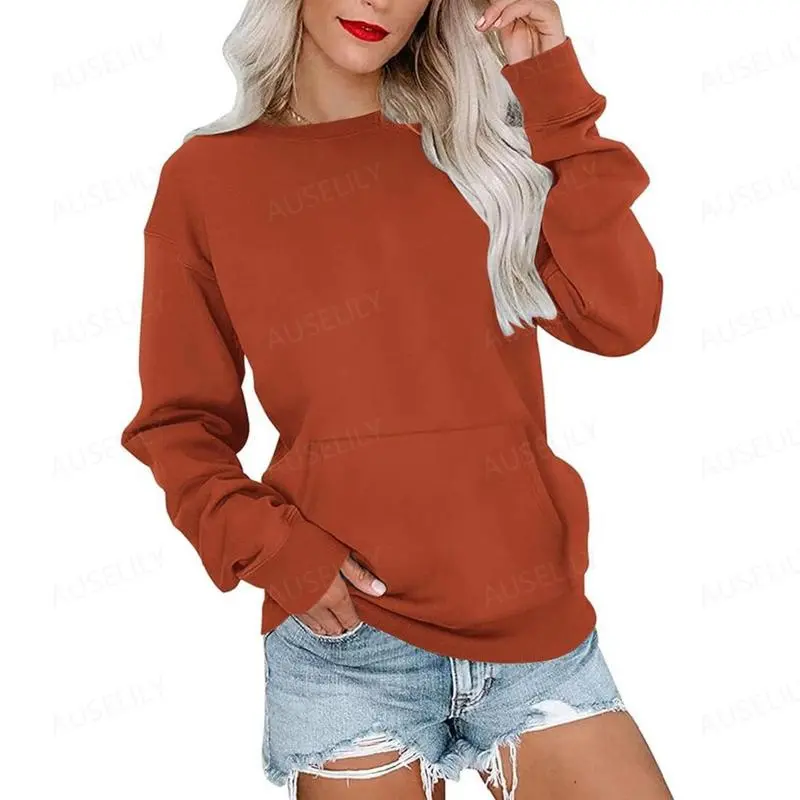 🔥LAST DAY 70% OFF✨Women’s Oversized Crewneck Fleece Sweatshirt