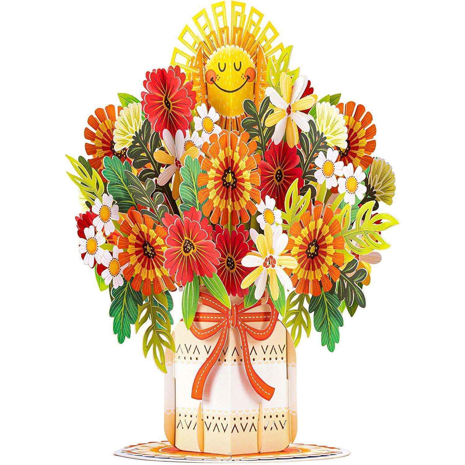 Paper Love HugePop Tulip Flower Pop Up Card for Mother's Day Birthdays & Valentine's Day