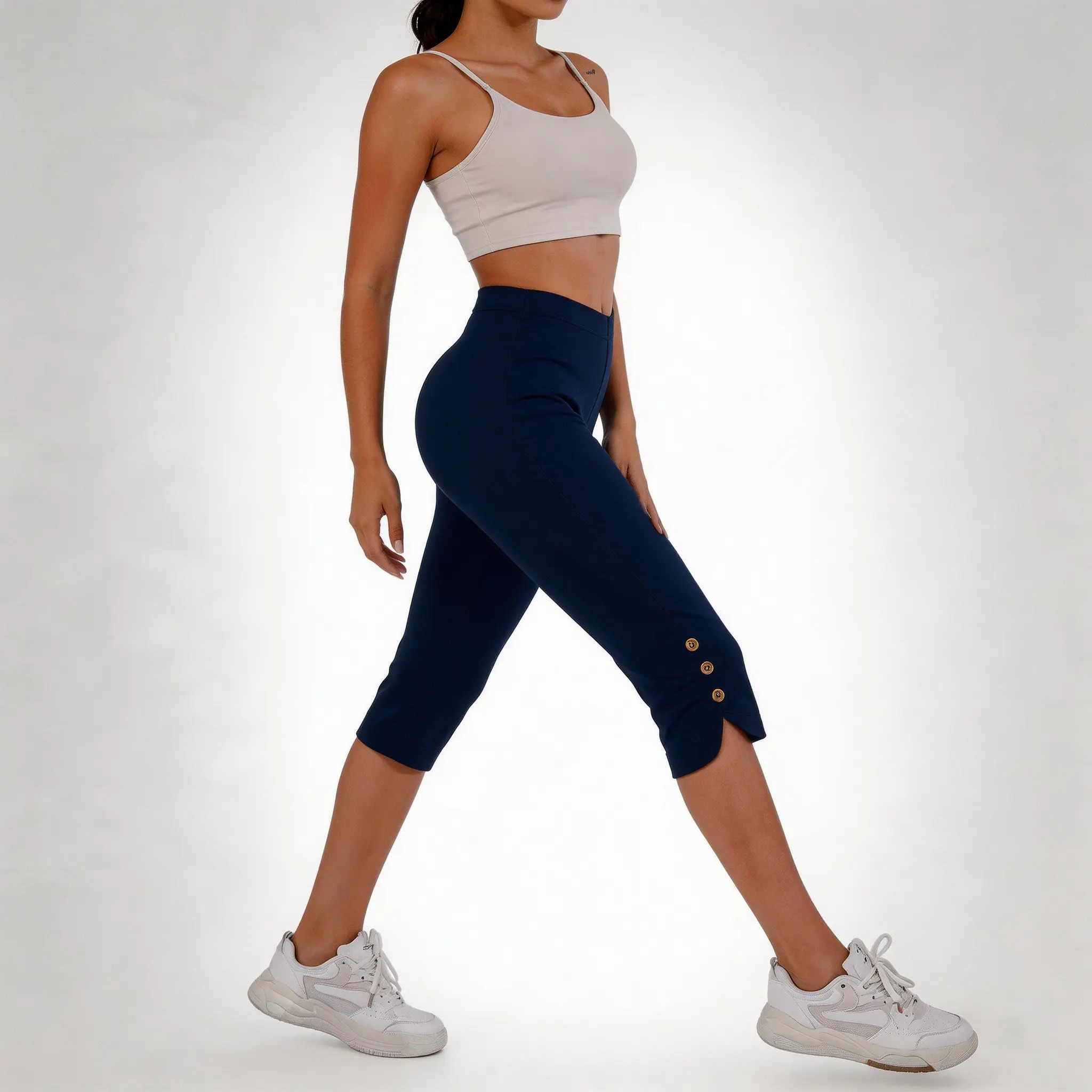 Women’s High-Waisted Slimming Yoga Pants – 7/8 Length Butt-Lifting Leggings