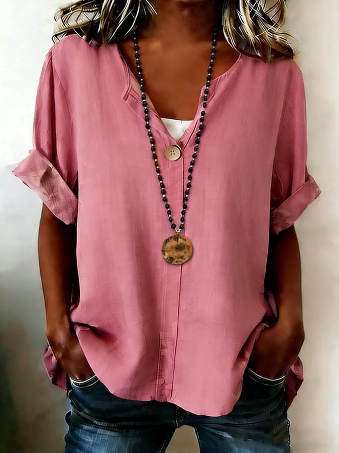 Women's Button-Down Casual Shirt- Fast Shipping