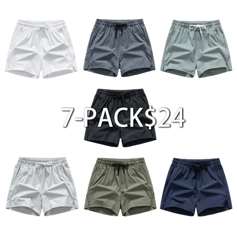 Men's Breathable Zipper Pocket Shorts – Casual Drawstring Athletic Fit