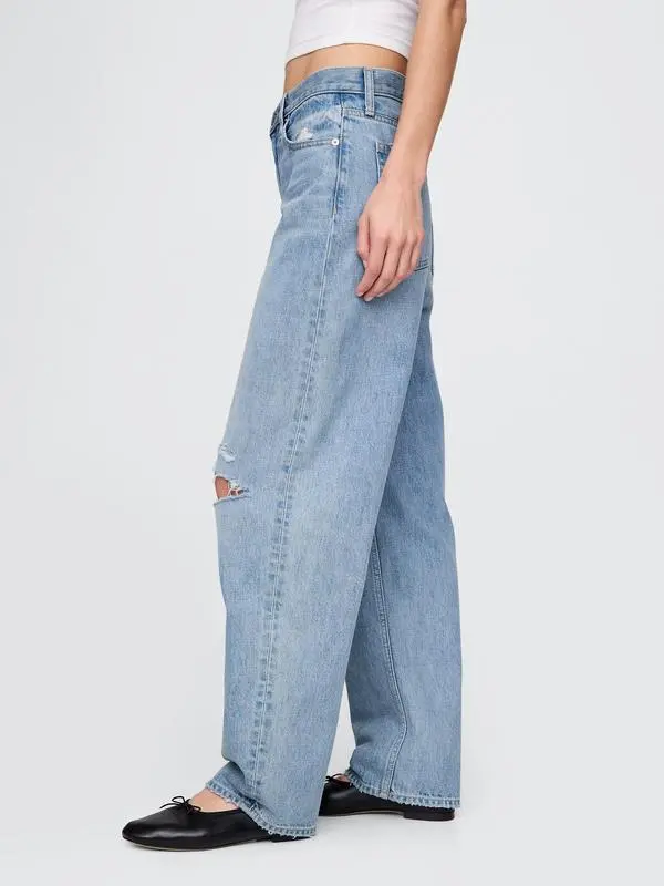 Women's High Rise Barrel Jeans