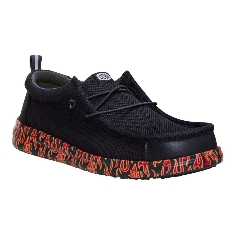 Wally Work CE Flames - Black/Salsa Red
