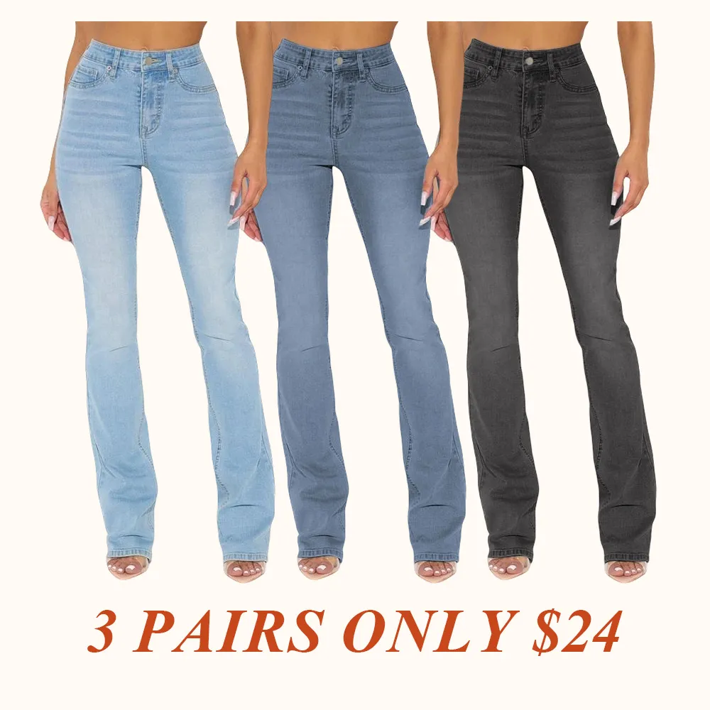 Tall Mesa Booty Lifting Stretch Bootcut Jeans - Light Wash