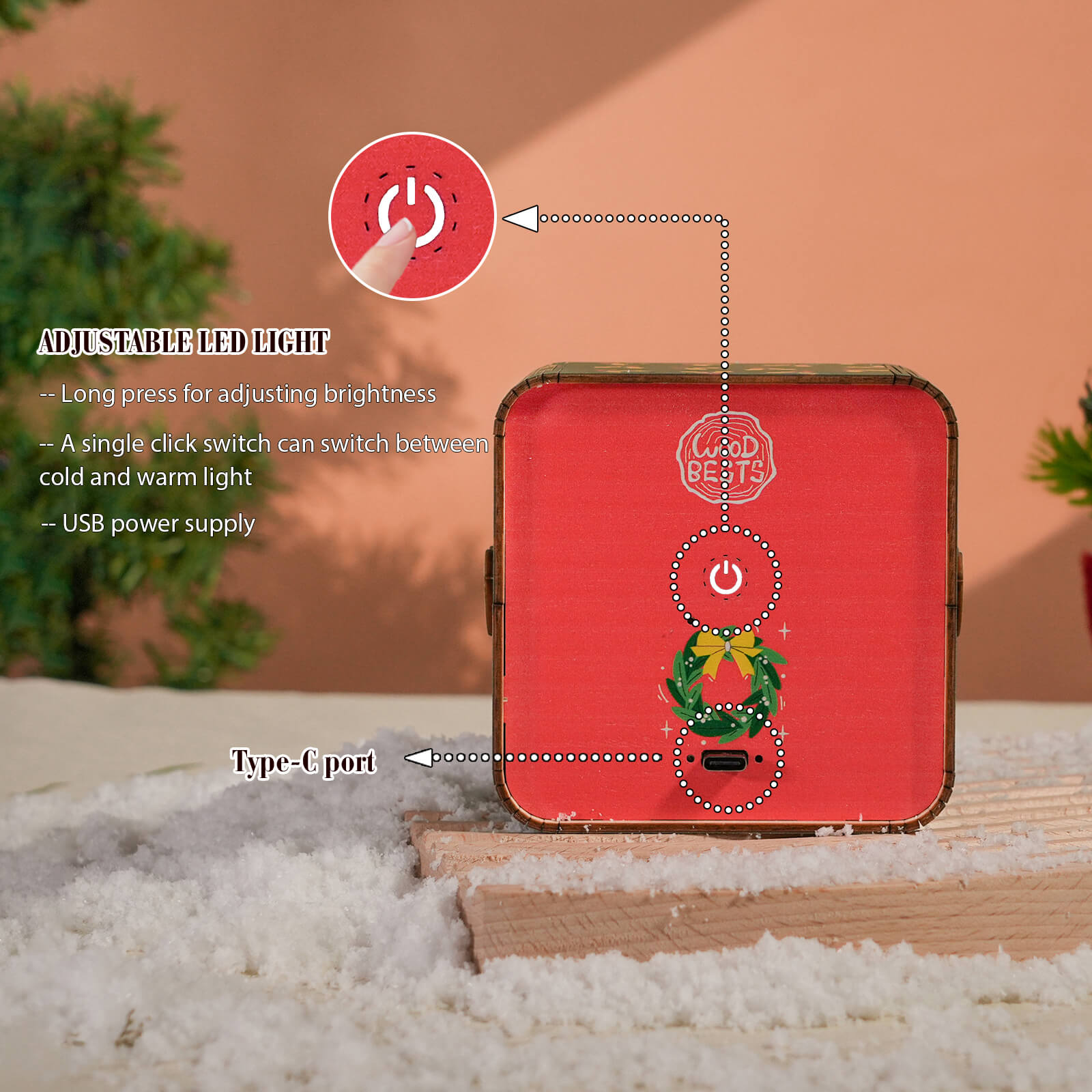 Christmas Truck Kit- 3D Wooden Puzzle Night Light