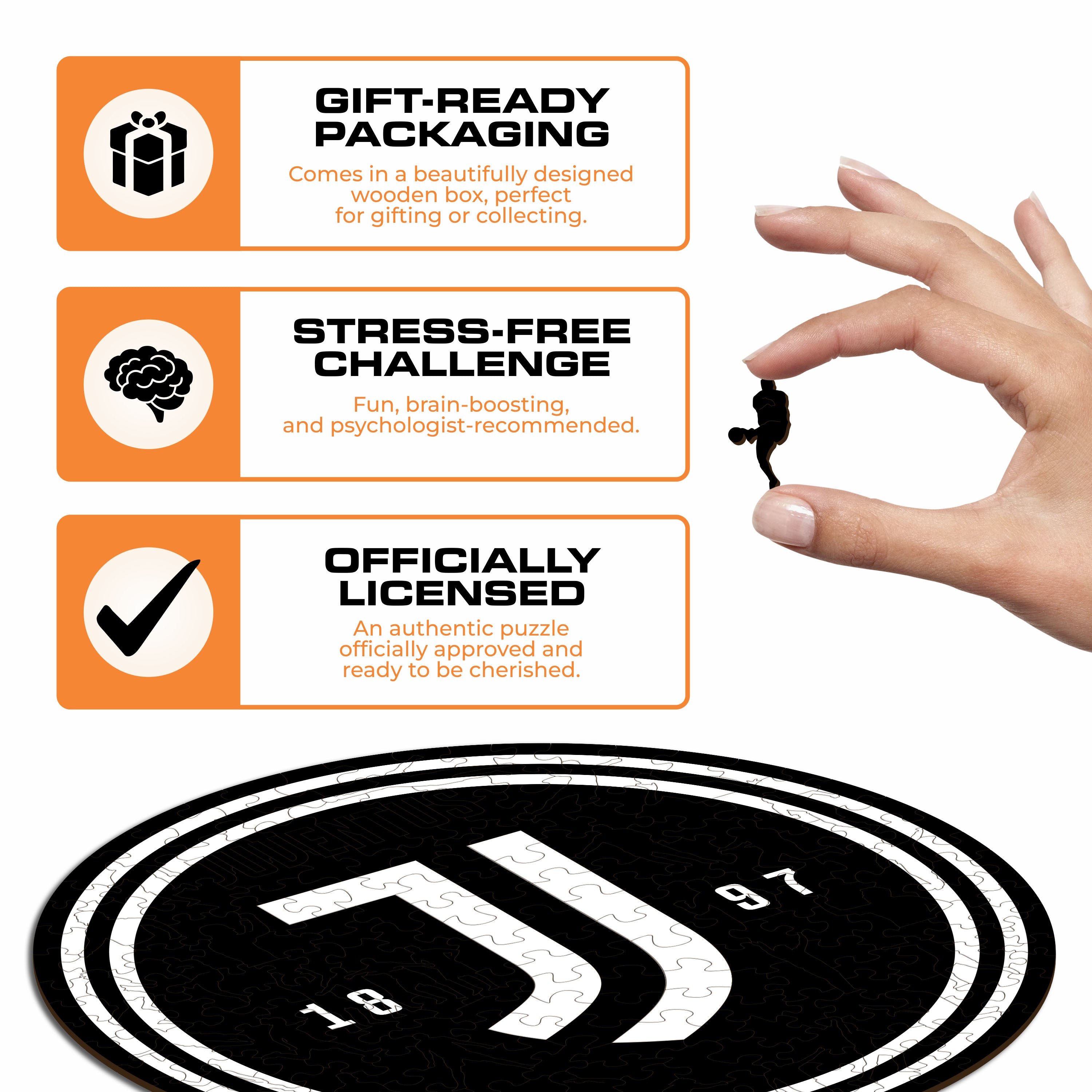 Juventus FC® Logo - Wooden Puzzle