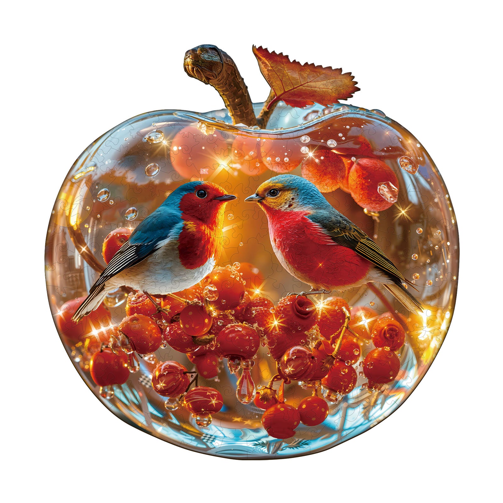 Shining Romance Wooden Jigsaw Puzzle