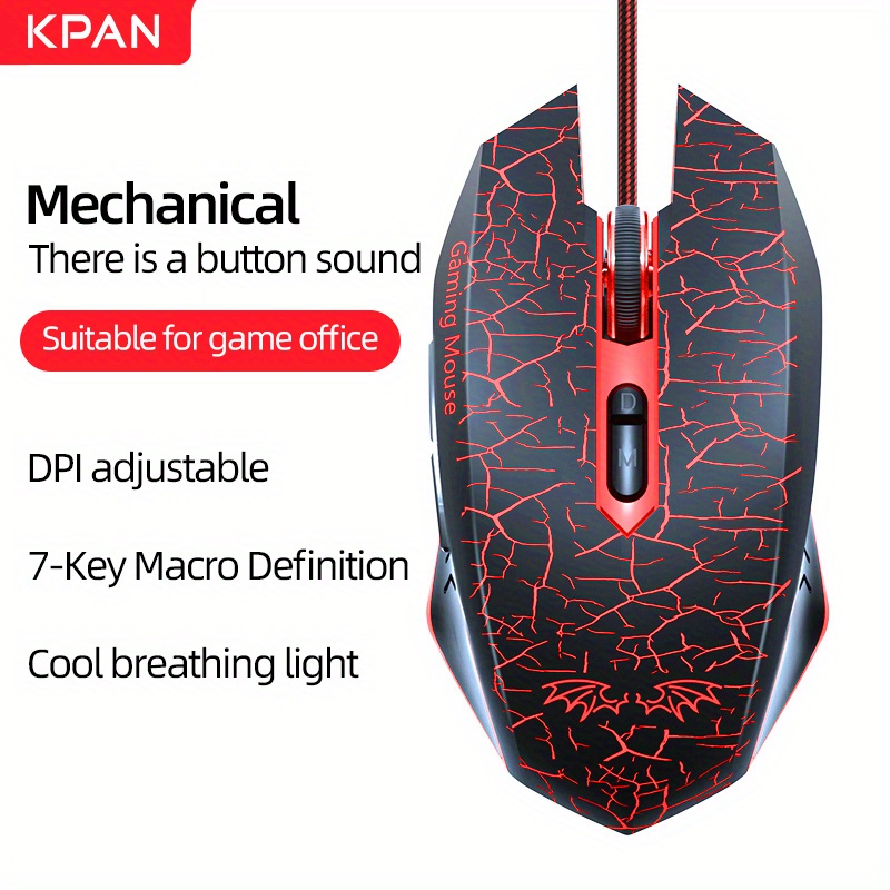 8000DPI Ergonomic Wired Esport Mouse