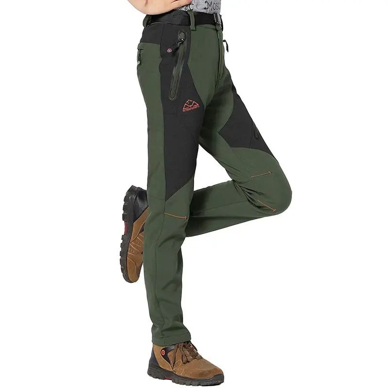 Women's Snow Pants Waterproof Insulated Fleece Thermal Ski Hiking Snowboard Pants