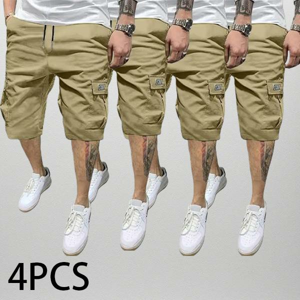 🩳 Men's Casual Summer Shorts – Slanted Pocket Everyday Comfort