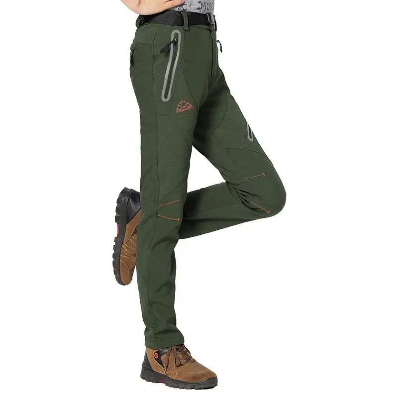 Women's Snow Pants Waterproof Insulated Fleece Thermal Ski Hiking Snowboard Pants