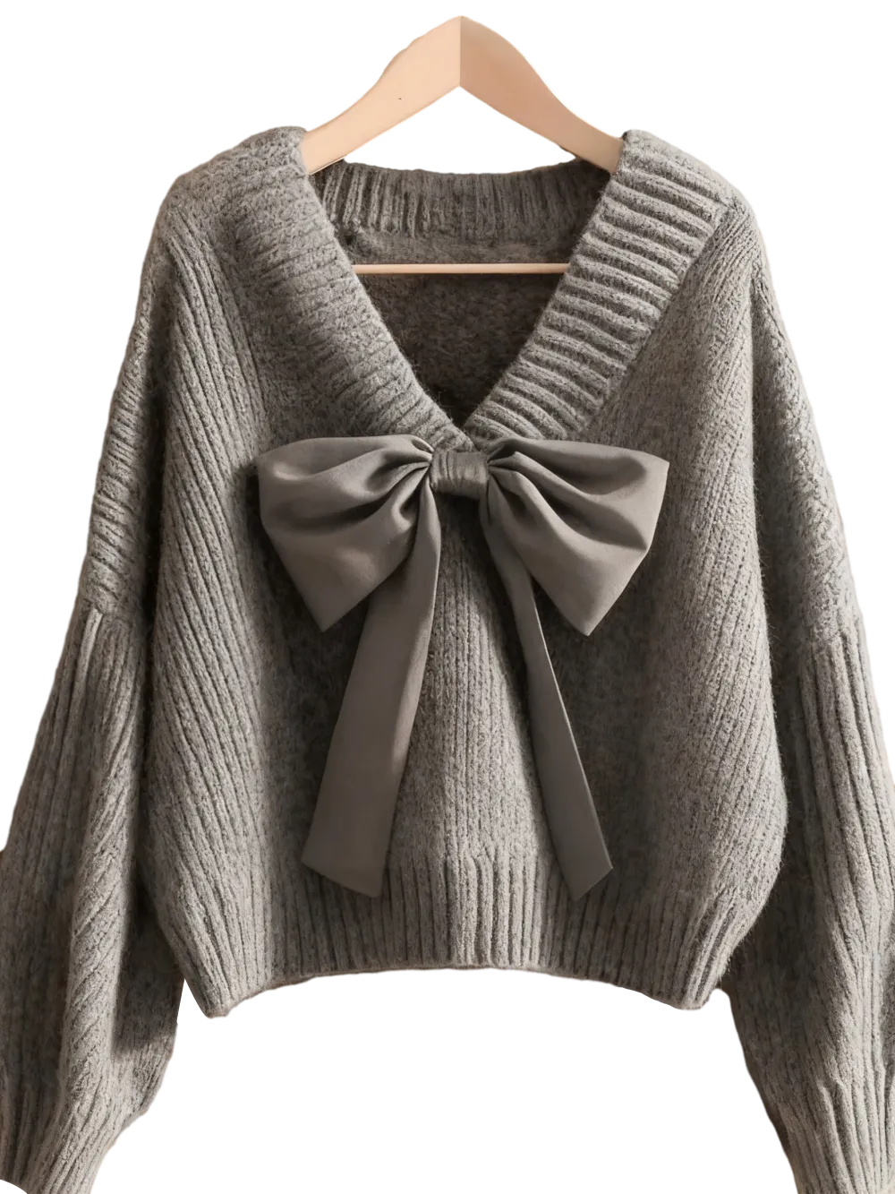 Women's Casual Bow Knit Sweater