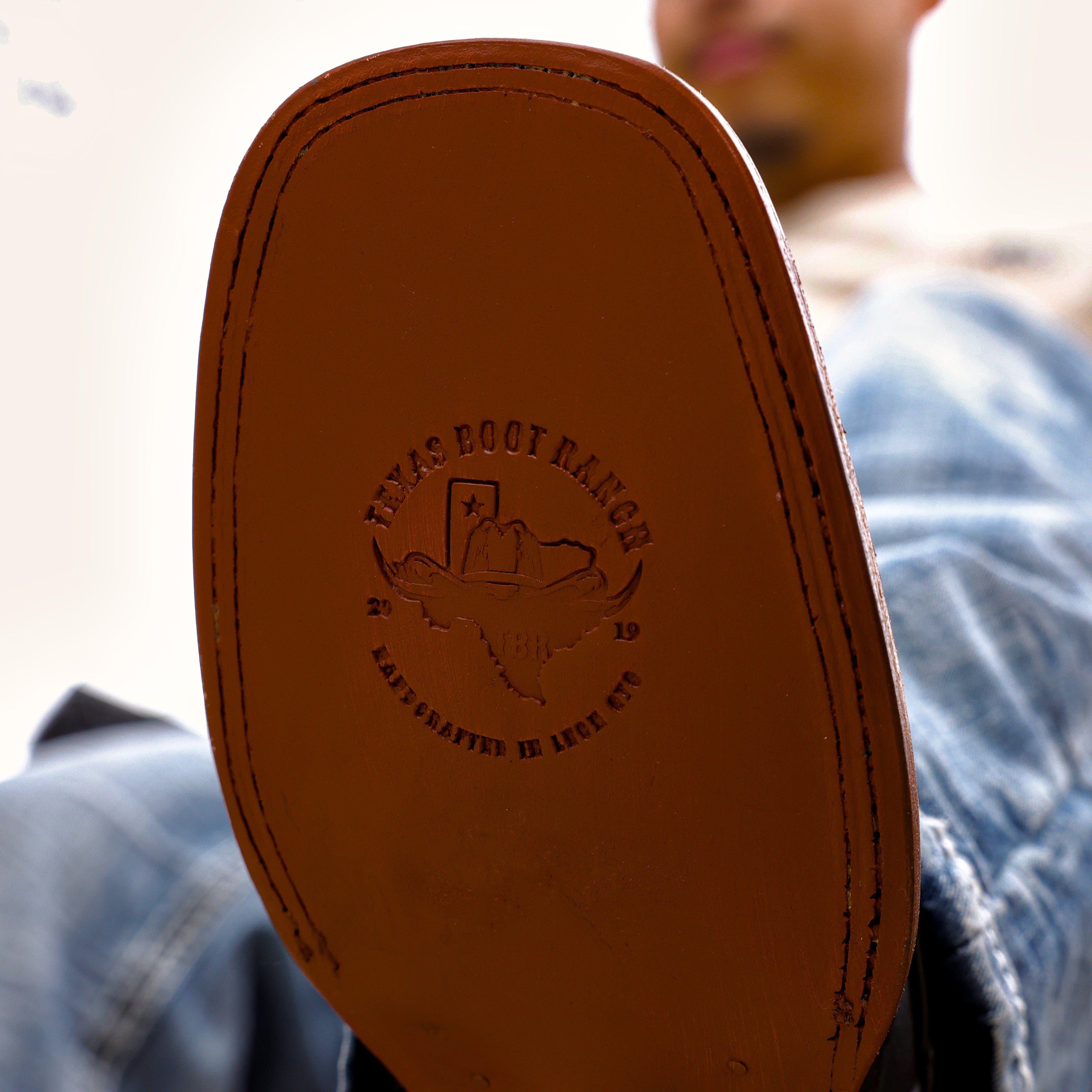 Matte Brown Pirarucu Leather Boots - Square Toe