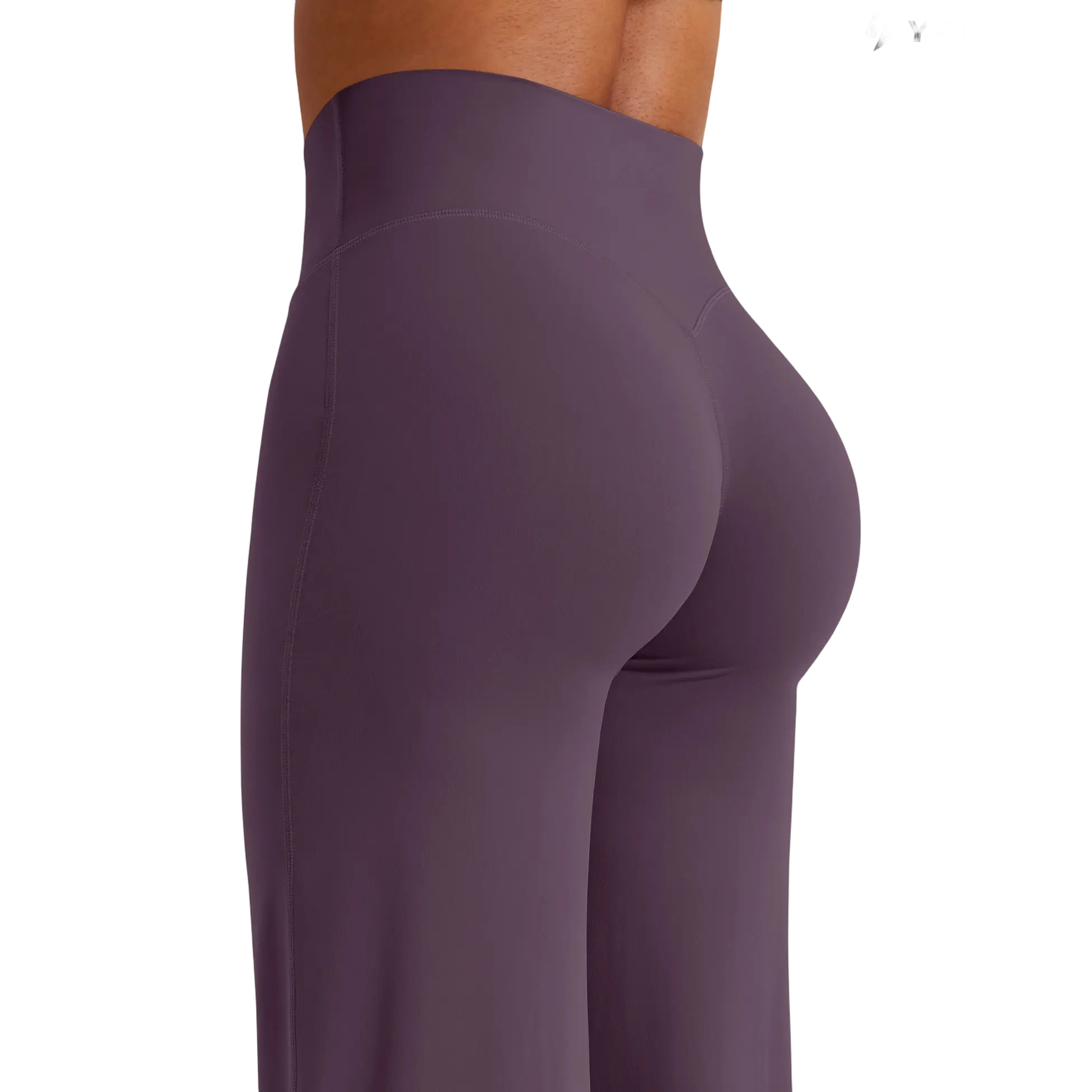 Leggings High-Waist Straight-Leg No Front Seam Buttery Soft Gym Yoga Pants