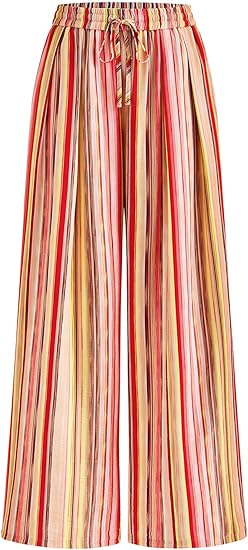 Women’s Striped Palazzo Trousers
