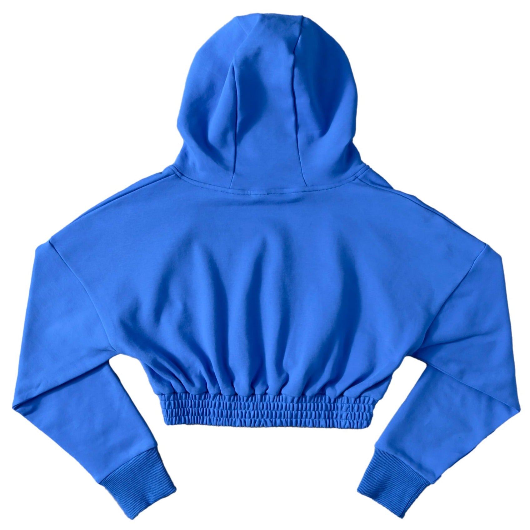 CROP HOODIE - BLUE
