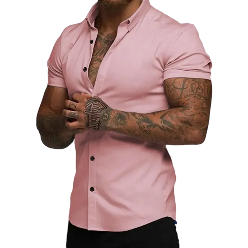 10PACK-Mens Casual Button Down Shirt