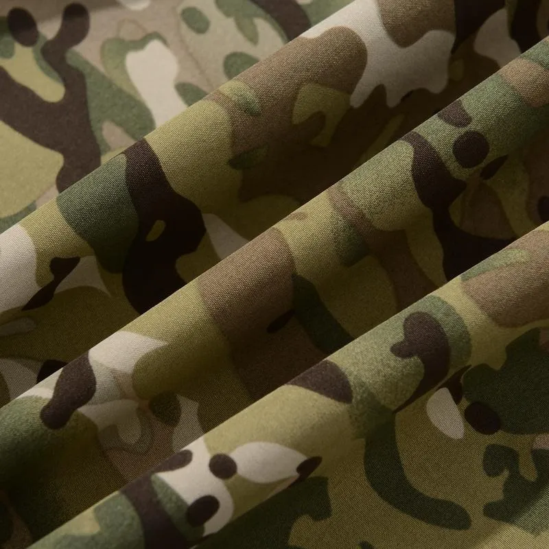 Men's Multi-Pocket Workwear Hooded Jacket, Fleece Waterproof Jacket